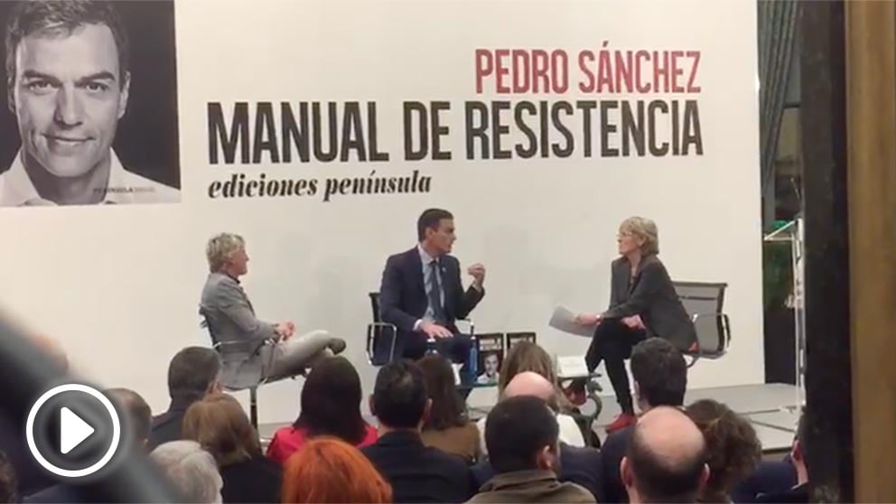 El presidente del Gobierno, Pedro Sánchez ha presentado este jueves su libro ‘Manual de Resistencia’