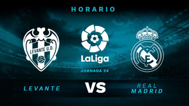 Levante – Real Madrid: horario y dónde ver en televisión el partido de la Liga Santander