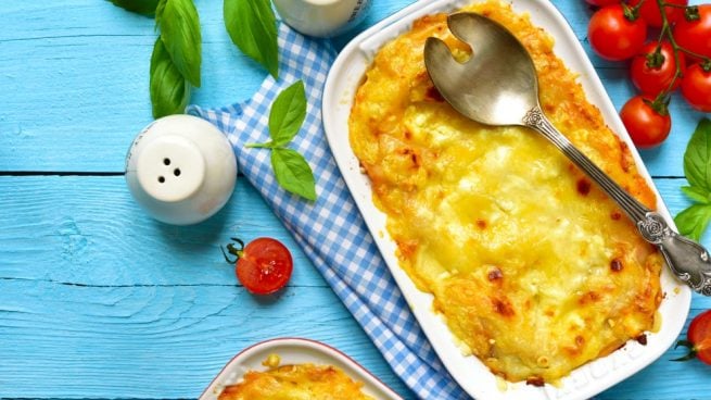 pastel de arroz y carne picada