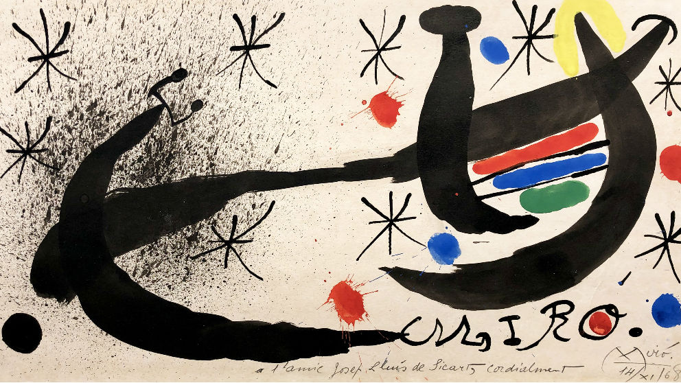uno de los cuadro de Joan Miró que se podrán ver en la feria.
