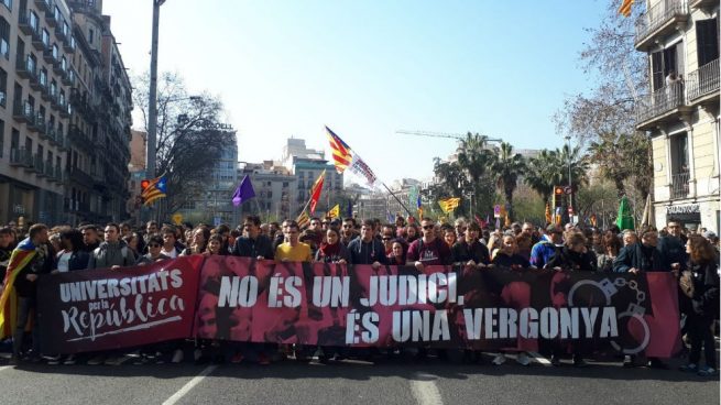 La manifestación en Madrid contra el juicio del 1-O discurrirá entre Atocha y Cibeles