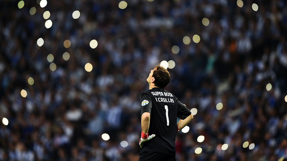 Iker Casillas, durante un partido con el Oporto. (Getty)