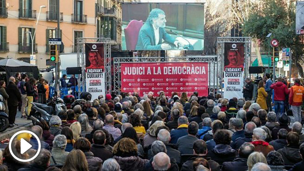 Jordi Cuixart en el juicio del 1-O. Foto: Europa Press