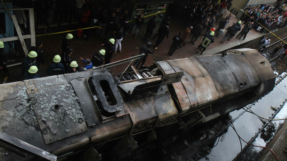 Siniestro en Egipto. Foto: AFP