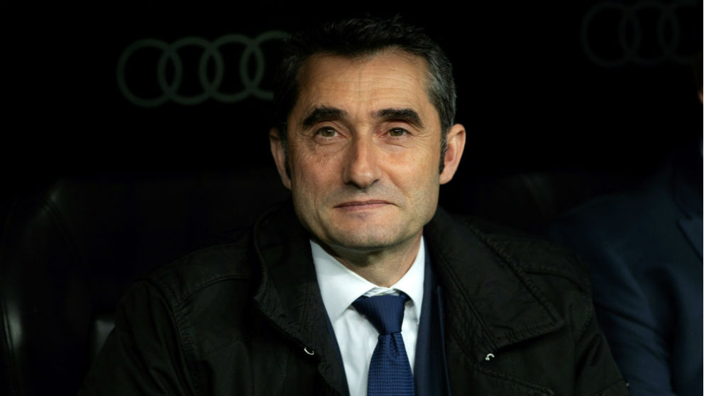 Ernesto Valverde, durante un partido. (EFE)