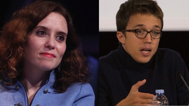 Isabel Díaz Ayuso e Íñigo Errejón.