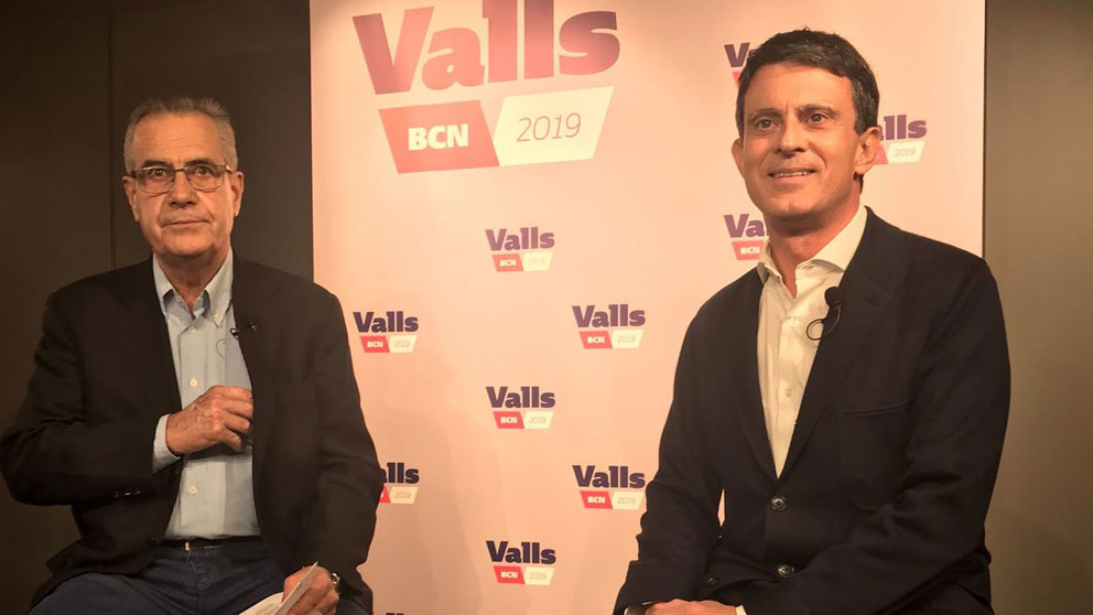 Manuel Valls y Celestino Corbacho. Foto: Europa Press