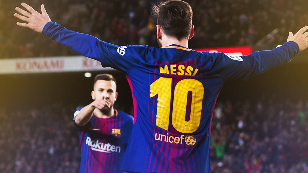 Jordi Alba señala a Messi como su principal protector en el Barcelona.