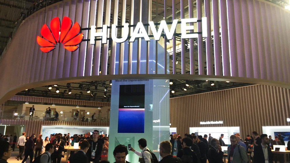 Stand de Huawei en el MWC.