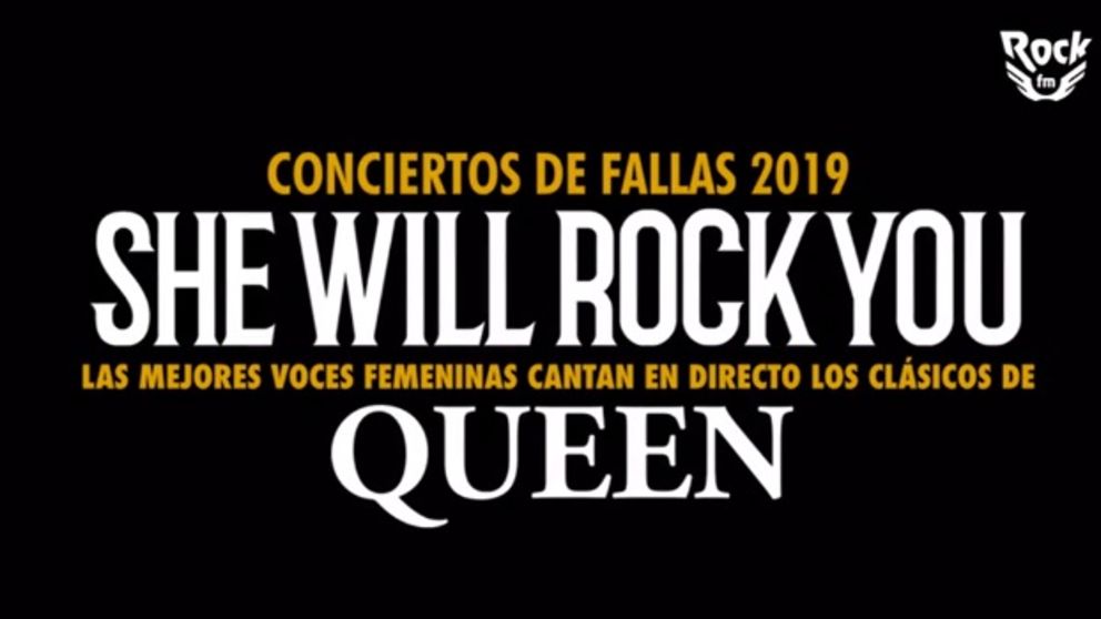 She Will Rock You protagoniza el Programa de conciertos de las Fallas de Valencia 2019