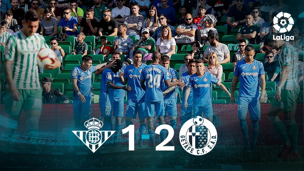 El Getafe gana al Betis en el Villamarín.