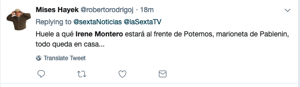 Montero insinúa que Iglesias le dejará el cetro: «Una mujer ocupará la secretaría general de Podemos y será pronto»