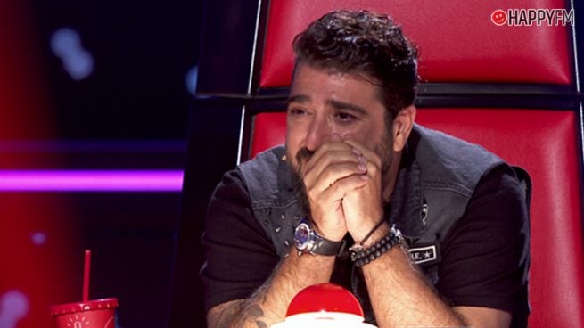 ‘La Voz’: Antonio Orozco rompe a llorar tras recordar el momento más duro de su vida