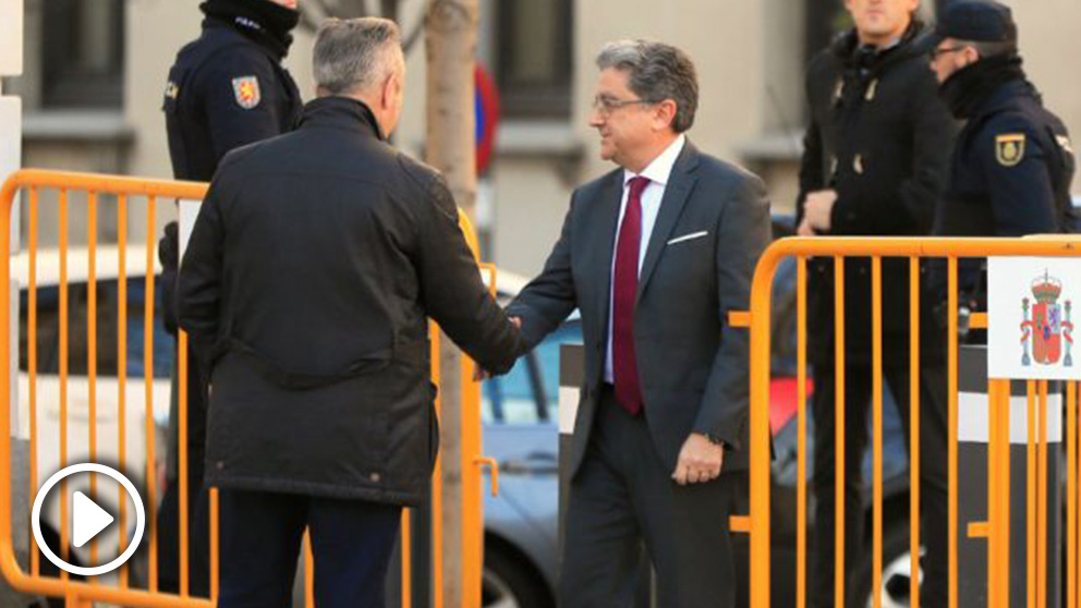 Enric Millo a su llegada al Supremo. Foto: EFE