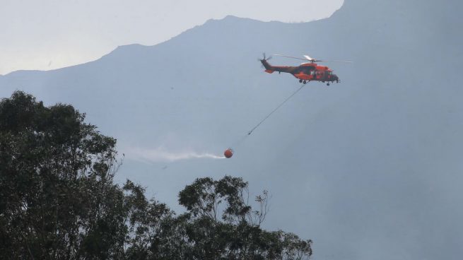 Cinco incendios forestales queman más de 280 hectáreas en Coruña