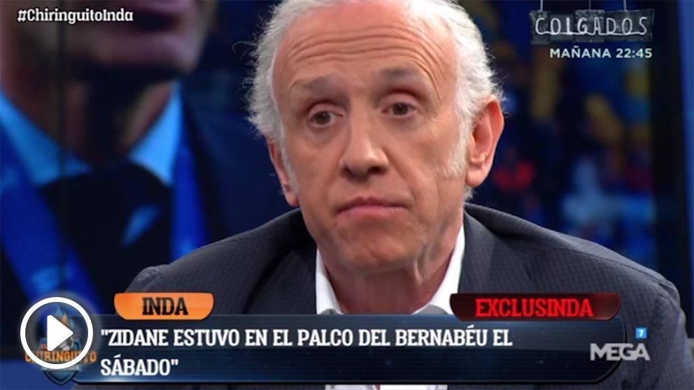 Eduardo Inda, durante su intervención en ‘El Chiringuito’.