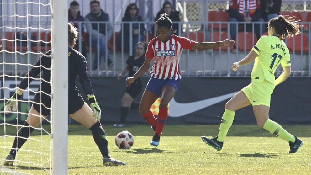 Partido de la Liga Femenina del Atlético de Madrid. (Europa Press)
