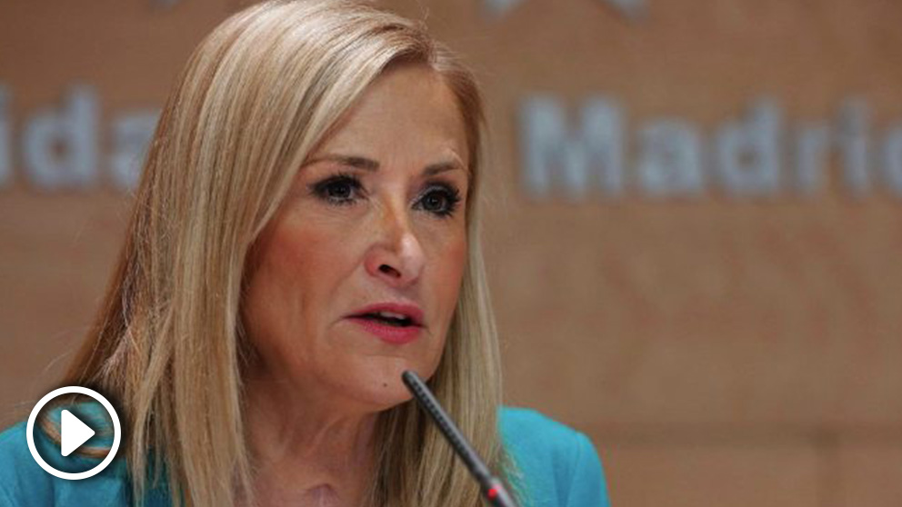 La expresidenta de la Comunidad de Madrid Cristina Cifuentes. (Foto. Comunidad)