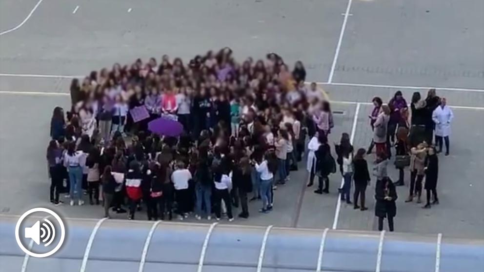 Una alumna del colegio Padre Claret denuncia los hechos.