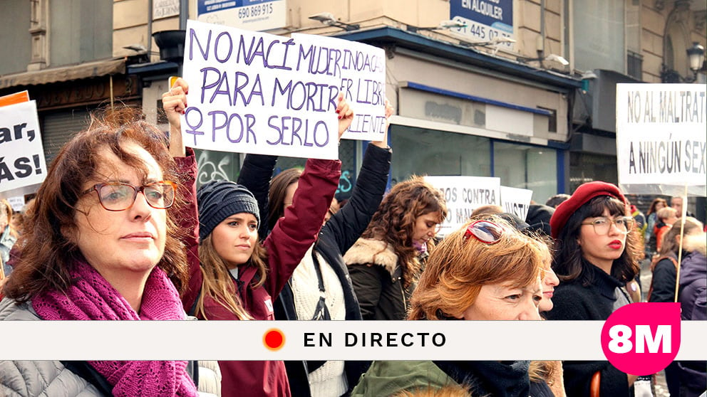 Última hora de la huelga feminista del 8 de marzo y la manifestación por el Día de la Mujer 2019.