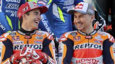 Marc Márquez y Jorge Lorenzo. (AFP)