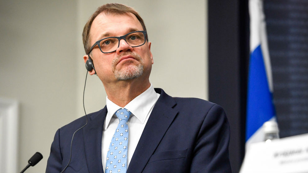 Primer ministro de Finlandia. Foto: AFP