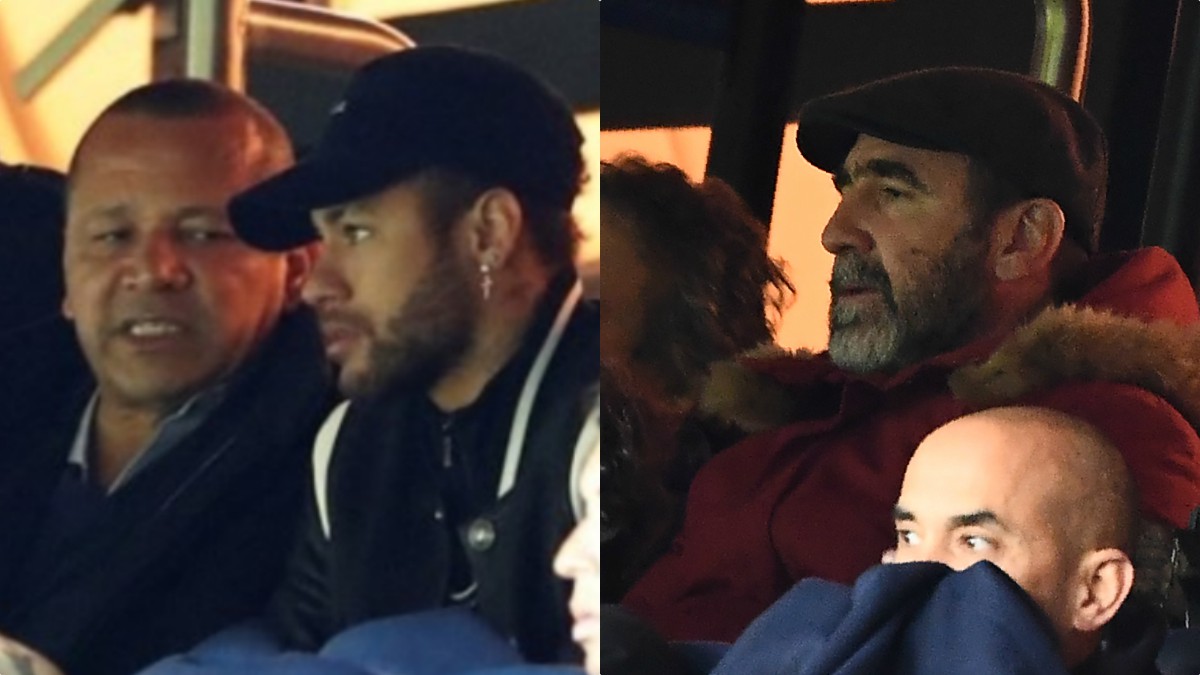 el padre de Neymar y Eric Cantona estuvieron a punto de llegar a las manos tras el PSG – Manchester United.