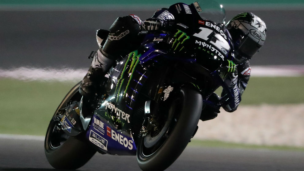 Maverick Viñales, pole en el MotoGP de Qatar 2019. (AFP)