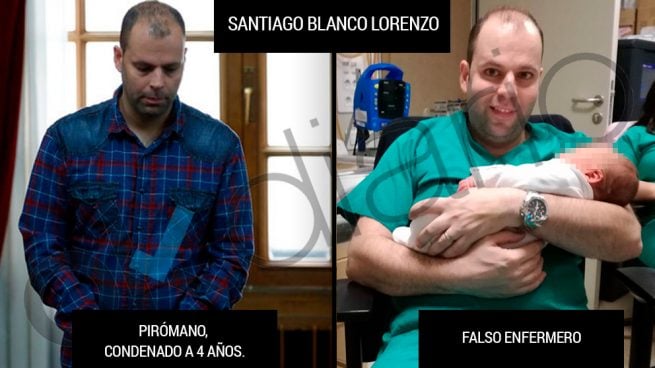 Un pirómano condenado a 4 años de prisión ha trabajado de enfermero en 3 hospitales con título falso