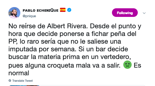 Echenique critica los ‘fichajes’ de Rivera y le recuerdan con un zasca que él estuvo en C’s antes de fichar por Podemos