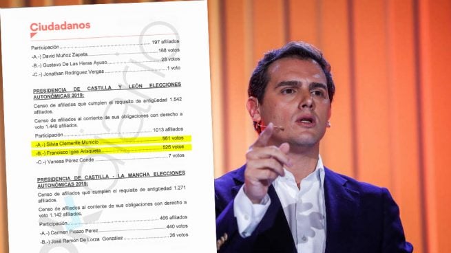 La 'victoria' de Clemente sobre Igea todavía sigue apareciendo en la intranet del partido de Albert Rivera. (Foto: EFE/OKDIARIO)