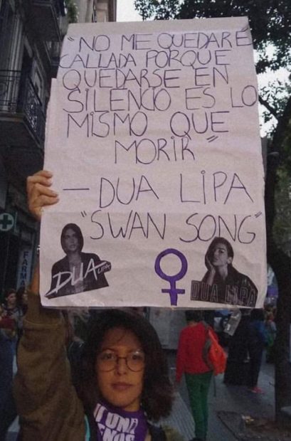 Dua Lipa lanzó un importante mensaje a las mujeres en sus redes sociales