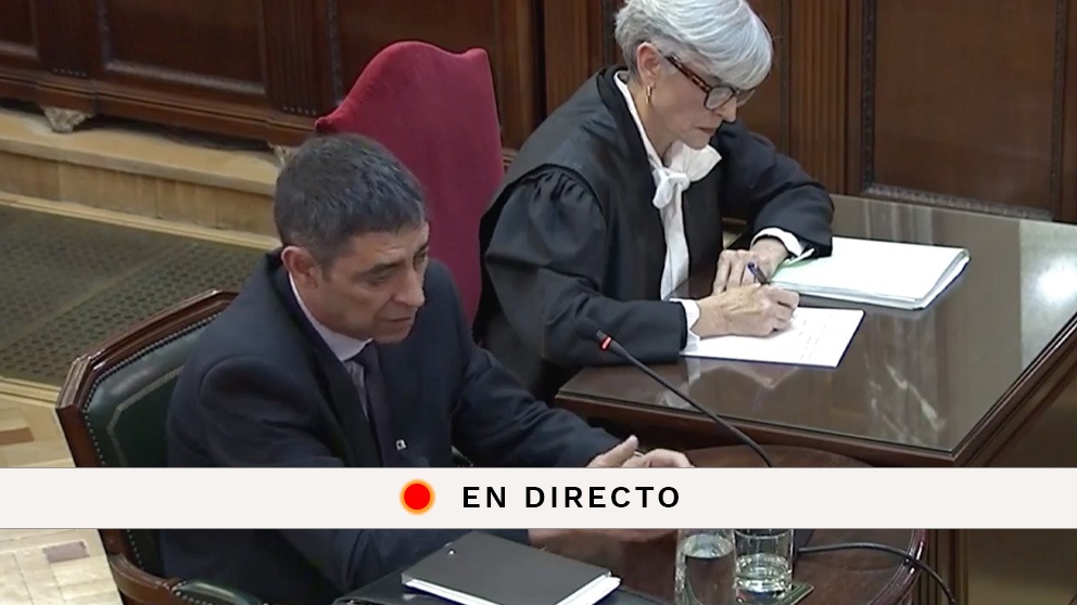 Juicio del procés: Josep Lluís Trapero, en directo | Última hora Cataluña
