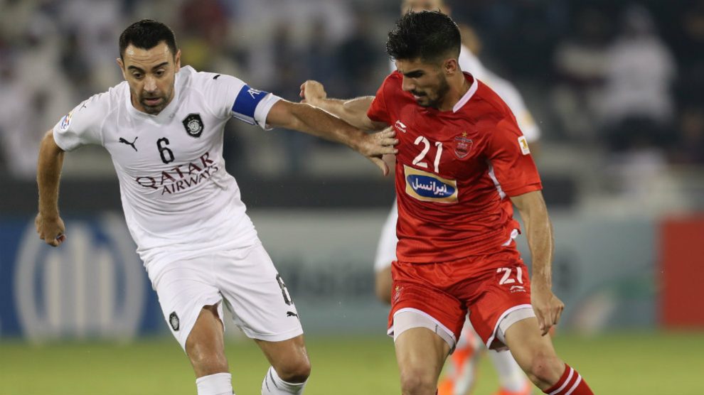 Xavi Hernández con el Al Sadd (AFP)