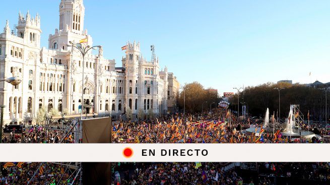 Manifestación Madrid: Última hora de la manifestación independentista, en directo