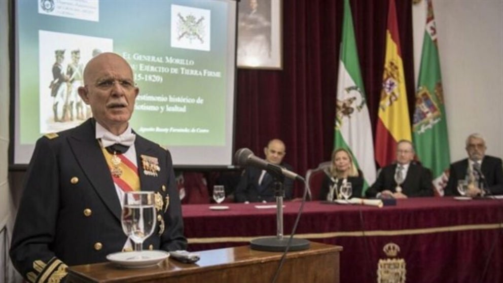 El general de Infantería de Marina Agustín Rosety será cabeza de lista por Vox en Cádiz