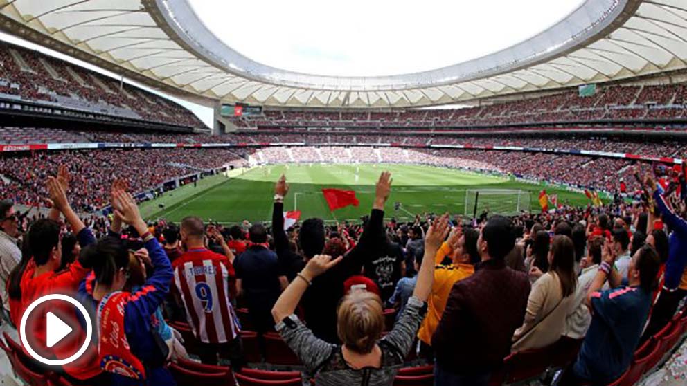El Wanda Metropolitano registró récord de espectadores. (EFE)