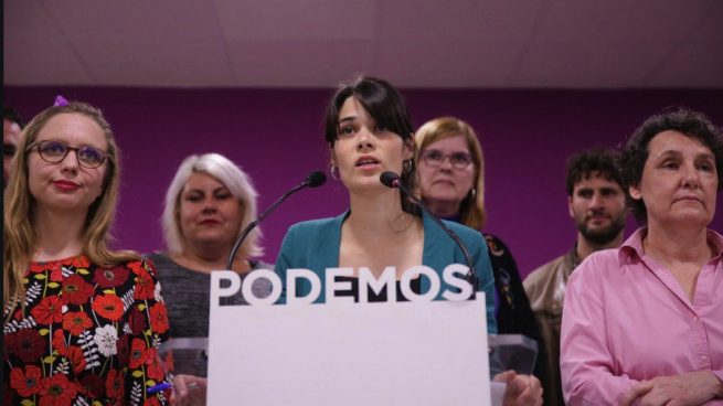 Isabel Serra tras conocer los resultados de las primarias. (Foto. Madrid)