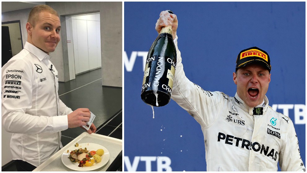 Valtteri Bottas celebró su primer triunfo en 18 meses en la Fórmula 1.