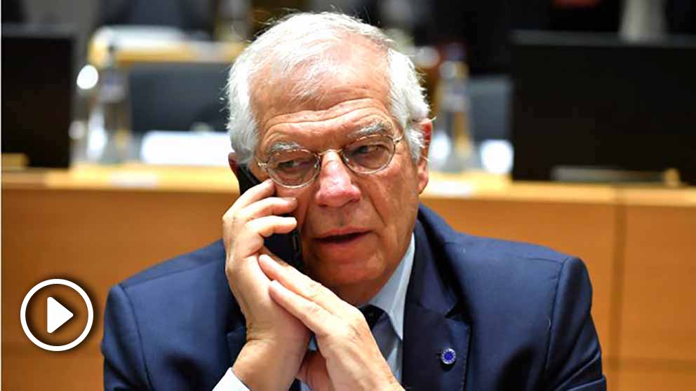 El ministro de Exteriores, Josep Borrell, en Bruselas. (AFP)