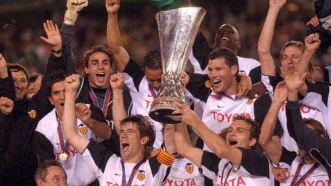 El Valencia gana la Copa de la UEFA en 2004
