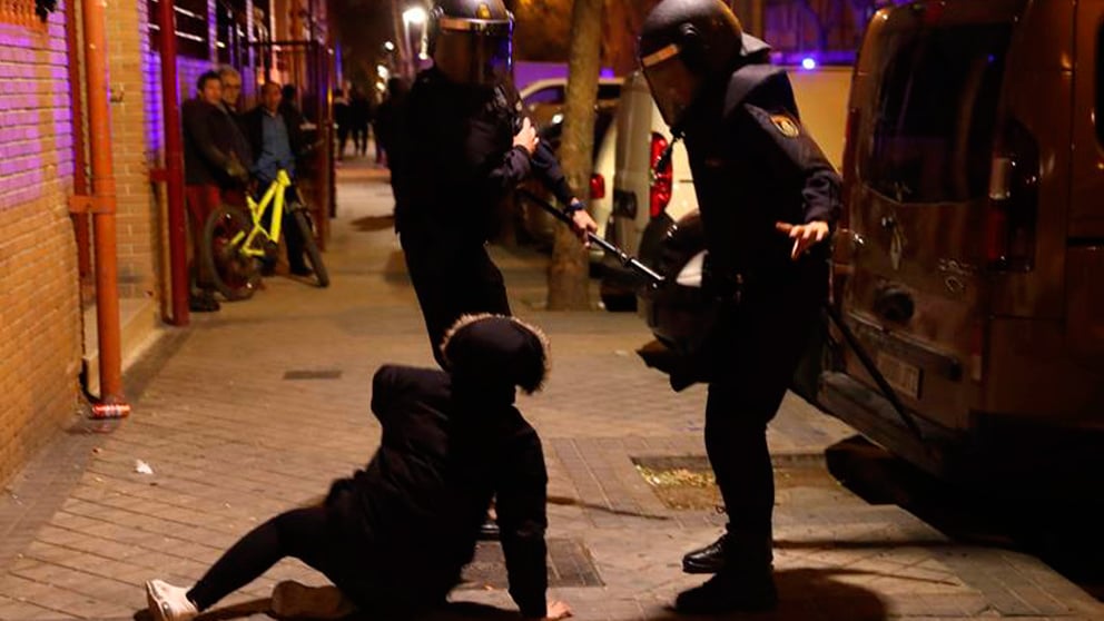 Altercados en Madrid.