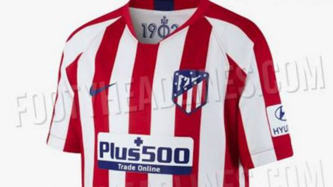 ATLETICO DE MADRID Conjunto Camiseta y Pantalón Primera equipación