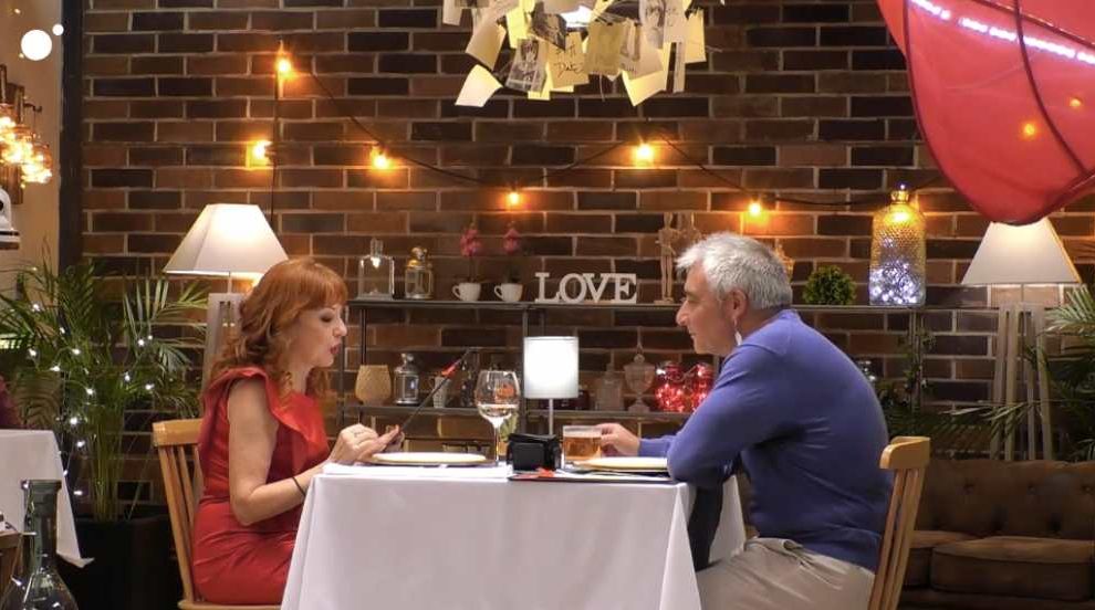 Rafael y Mercedes en ‘First Dates’