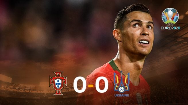 Cristiano no puede con Ucrania en su regreso (0-0)