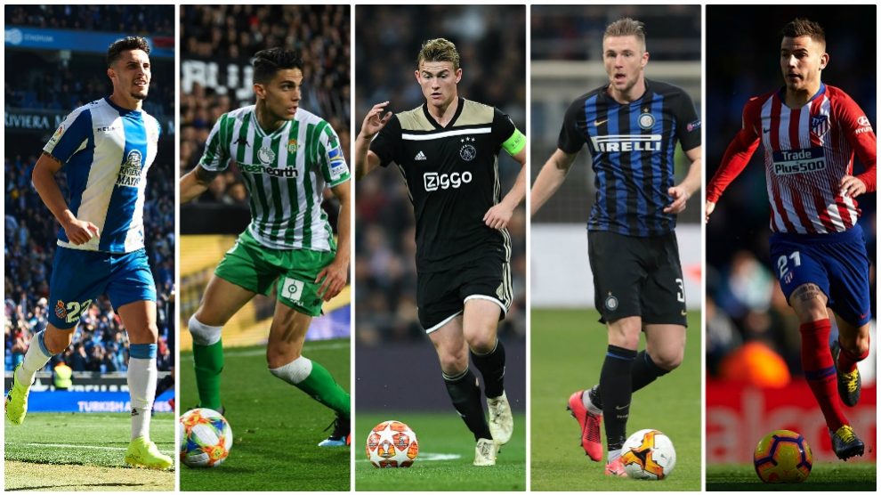 Los posibles candidatos del Real Madrid ante una posible marcha de Raphael Varane. (Getty)