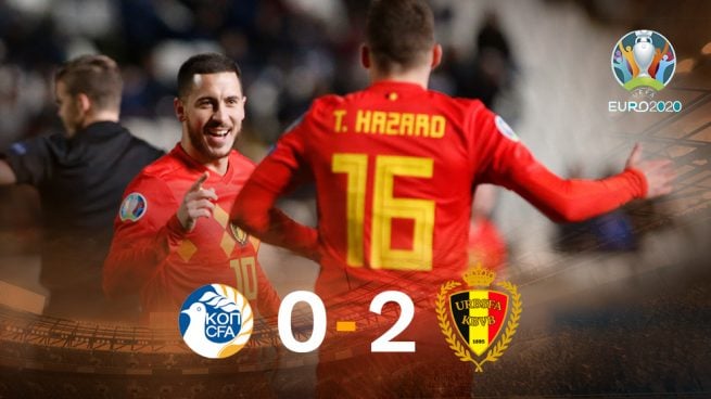 Hazard guía a Bélgica a la victoria contra Chipre