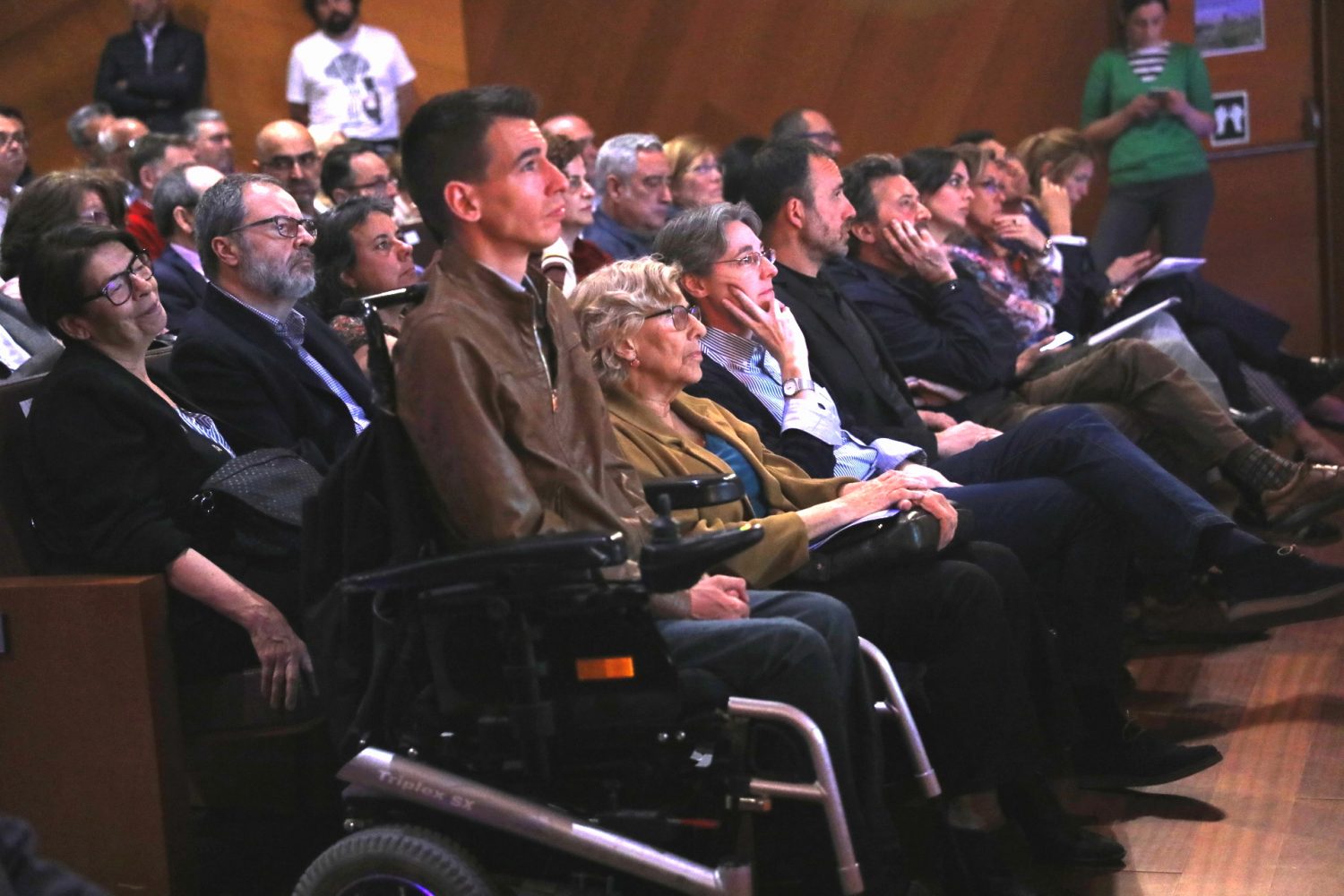 Carmena en el acto de este lunes. (Foto. Madrid)