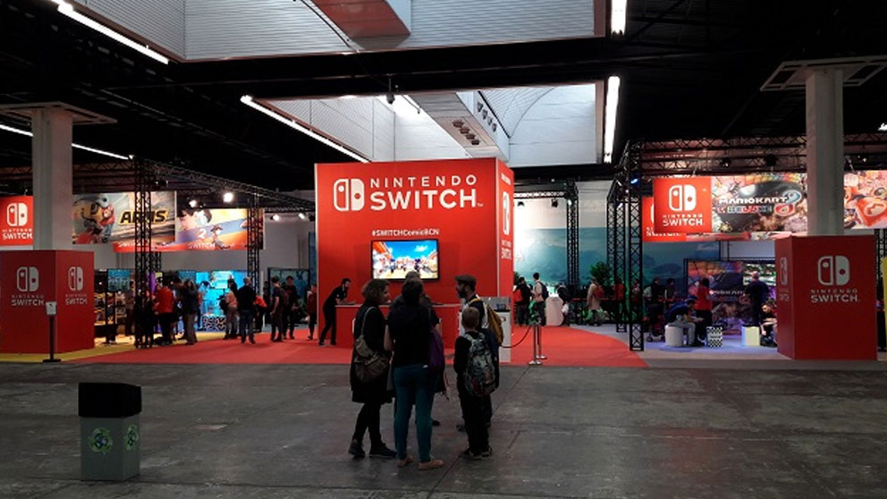 Una imagen tomada en el espacio Nintendo del Salón del Cómic de Barcelona de 2018.