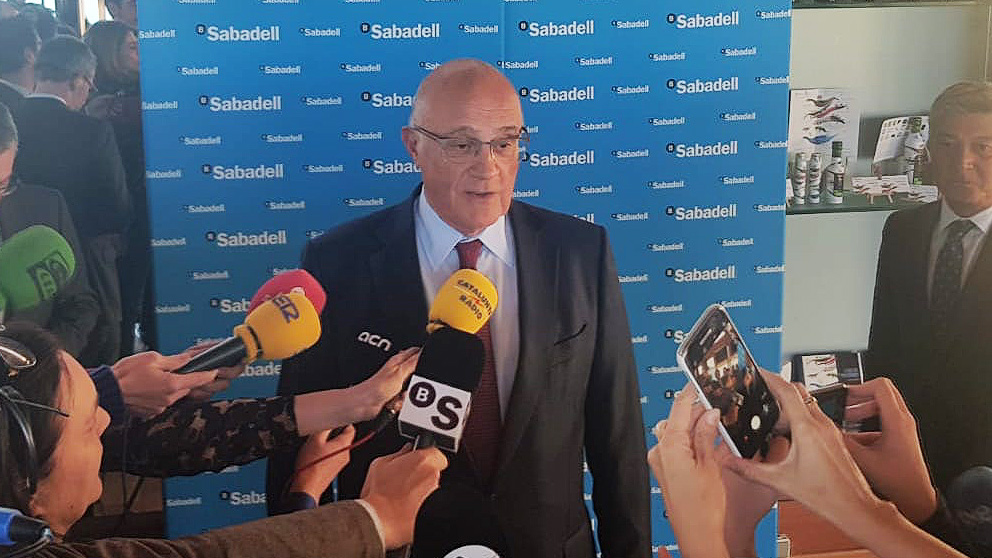 El presidente de Banco Sabadell, Josep Oliú.